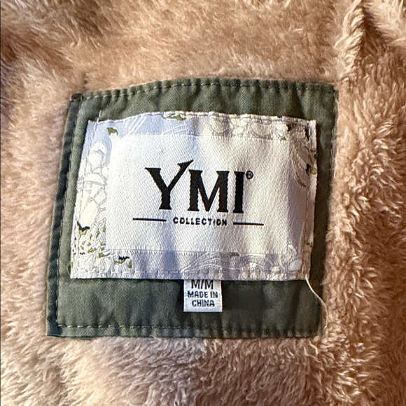 YMI Olive Green Hooded Utility Vest - Picture 5 of 8